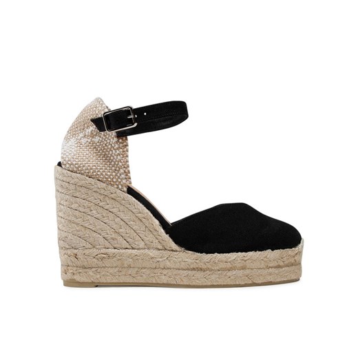 Espadryle Castañer Chiarata/8ED/001 020983-100-35 Czarny ze sklepu eobuwie.pl w kategorii Espadryle damskie - zdjęcie 182116467