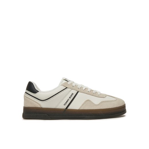 Sneakersy Tommy Jeans The Greenwich Leather EM0EM01524 Czarny ze sklepu eobuwie.pl w kategorii Buty sportowe męskie - zdjęcie 182116499
