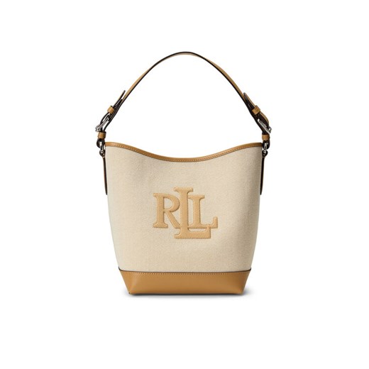 Torebka LAUREN RALPH LAUREN 431966757001 Beżowy ze sklepu eobuwie.pl w kategorii Torby Shopper bag - zdjęcie 182116605