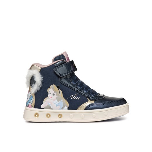 Sneakersy Geox J Skylin Girl J468WG 011KN C4256 S Granatowy ze sklepu eobuwie.pl w kategorii Buty sportowe dziecięce - zdjęcie 182116619
