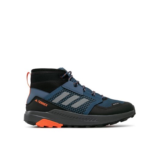 Trekkingi adidas Terrex Trailmaker Mid RAIN.RDY Hiking Shoes IF5707 Niebieski ze sklepu eobuwie.pl w kategorii Buty zimowe dziecięce - zdjęcie 182116655