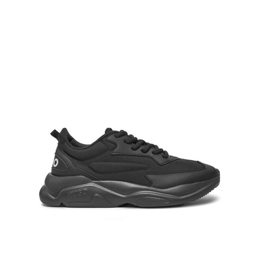 Sneakersy HUGO Leon 50536660 Czarny ze sklepu eobuwie.pl w kategorii Buty sportowe damskie - zdjęcie 182116666
