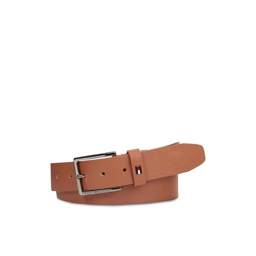 Pasek Męski Tommy Hilfiger Oliver 3.5 Ext AM0AM12298 Brązowy ze sklepu eobuwie.pl w kategorii Paski męskie - zdjęcie 182116699