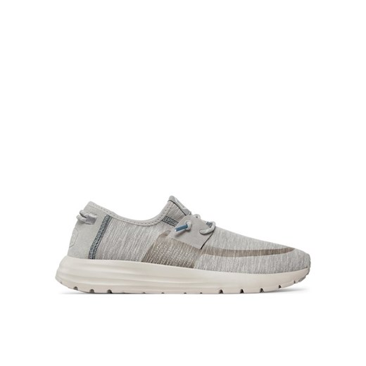 Sneakersy Hey Dude Sirocco Dual Knit 40184-007 Szary ze sklepu eobuwie.pl w kategorii Mokasyny męskie - zdjęcie 182116706