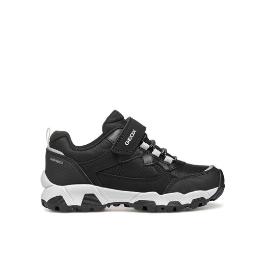 Trekkingi Geox J Magnetar B Abx J553ZA 0FU50 C0017 S Czarny ze sklepu eobuwie.pl w kategorii Buty trekkingowe dziecięce - zdjęcie 182116829