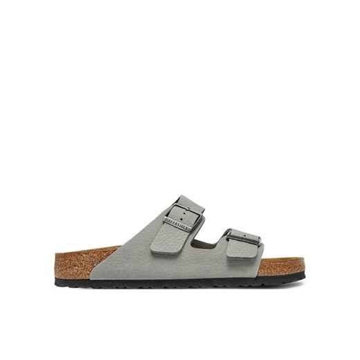 Klapki Birkenstock Arizona Lenb 1020752 Szary ze sklepu eobuwie.pl w kategorii Klapki męskie - zdjęcie 182116855