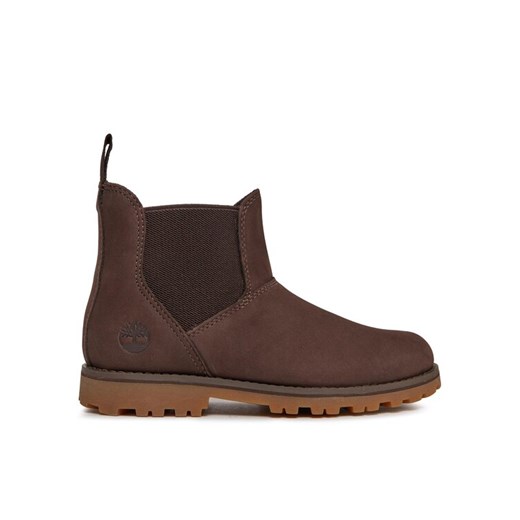 Botki Timberland Asphalt Trail Chls TB0A2BK2V131 Brązowy ze sklepu eobuwie.pl w kategorii Buty zimowe dziecięce - zdjęcie 182116915