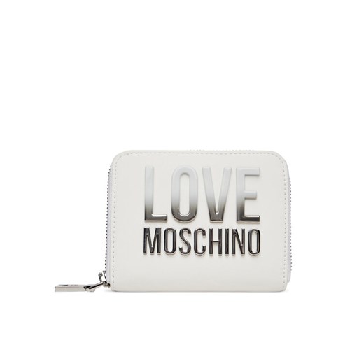 Mały Portfel Damski LOVE MOSCHINO JC5732PP0MKD0100 Biały ze sklepu eobuwie.pl w kategorii Portfele damskie - zdjęcie 182117159