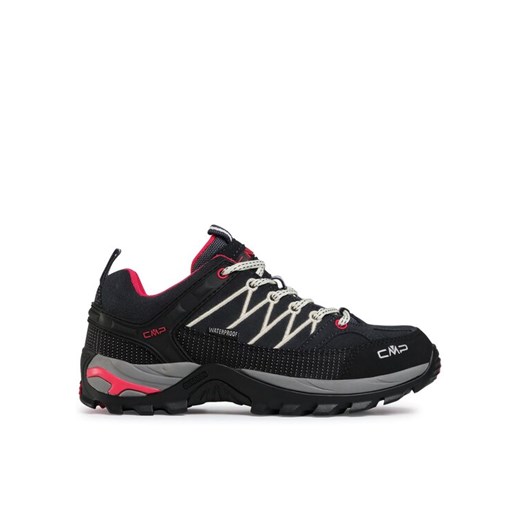 Trekkingi CMP Rigel Low Wmn Trekking Shoes Wp 3Q13246 Czarny ze sklepu eobuwie.pl w kategorii Buty trekkingowe damskie - zdjęcie 182117177