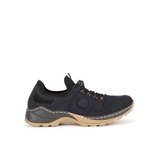 Sneakersy Rieker M0564-14 Granatowy ze sklepu eobuwie.pl w kategorii Buty sportowe damskie - zdjęcie 182117255