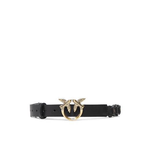 Pasek Damski Pinko Love Duble Belt H2 2022 PLT01 1H2114 Y7SP Czarny ze sklepu eobuwie.pl w kategorii Paski damskie - zdjęcie 182117359