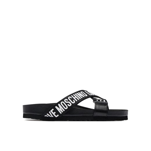 Klapki LOVE MOSCHINO JA28263G0IIX100A Czarny Love Moschino 35 eobuwie.pl