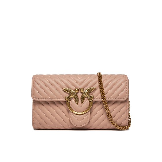 Torebka Pinko Love One Wallet C . AI 23-24 PLTT 100062 A0GK Różowy ze sklepu eobuwie.pl w kategorii Kopertówki - zdjęcie 182117568