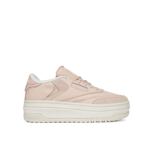 Sneakersy Reebok CLUB C EXTRA 100221045 Różowy ze sklepu eobuwie.pl w kategorii Buty sportowe damskie - zdjęcie 182117747