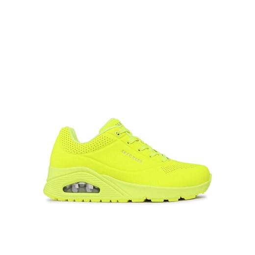 Sneakersy Skechers Night Shades 73667/NYEL Żółty ze sklepu eobuwie.pl w kategorii Buty sportowe damskie - zdjęcie 182117778