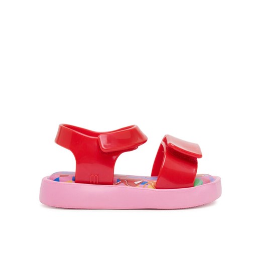 Sandały Melissa Mini Melissa Jump Print Bb 33663 Czerwony ze sklepu eobuwie.pl w kategorii Sandały dziecięce - zdjęcie 182117797
