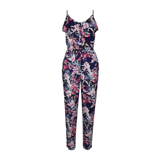 Blue Floral Jumpsuit with Frill tally-weijl  