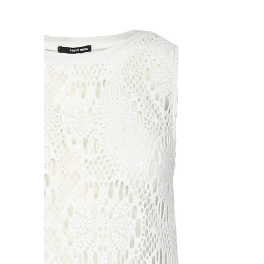 White Lace Sheer Maxi Dress tally-weijl  sukienki koronkowe