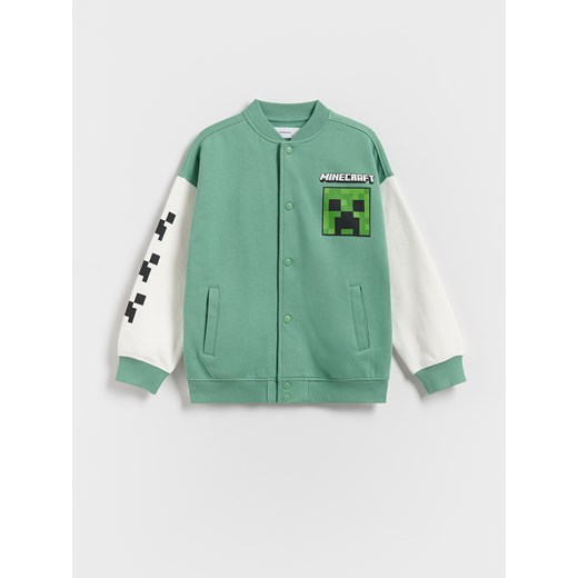 Reserved - Bluza Minecraft - zielony ze sklepu Reserved w kategorii Bluzy chłopięce - zdjęcie 182592075