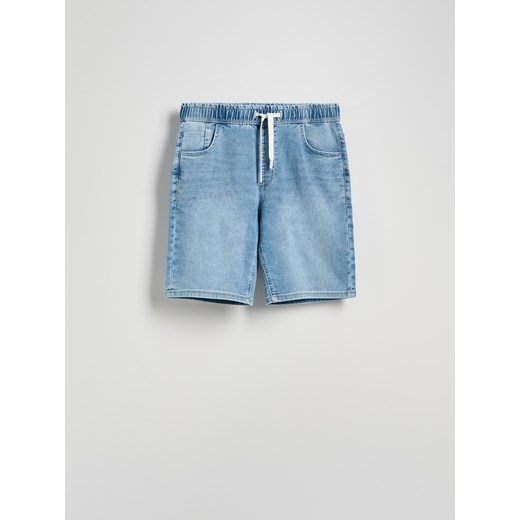 Reserved - Jeansowe szorty jogger - niebieski ze sklepu Reserved w kategorii Spodenki męskie - zdjęcie 182592229