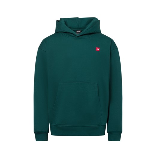 The North Face Męski sweter z kapturem Mężczyźni Bawełna jodłowy jednolity ze sklepu vangraaf w kategorii Bluzy męskie - zdjęcie 182592429