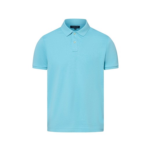 Andrew James Męska koszulka polo Mężczyźni Bawełna cyjan marmurkowy ze sklepu vangraaf w kategorii T-shirty męskie - zdjęcie 182592436