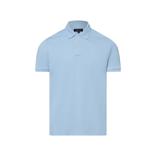 Andrew James Męska koszulka polo Mężczyźni Bawełna niebieski marmurkowy ze sklepu vangraaf w kategorii T-shirty męskie - zdjęcie 182592438