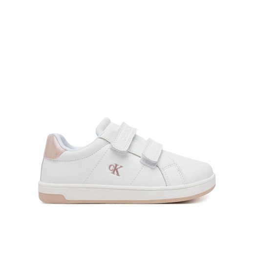 Calvin Klein Jeans Sneakersy Low Cut Velcro V1A9-82007-1355X S Biały ze sklepu MODIVO w kategorii Buty sportowe dziecięce - zdjęcie 182593738