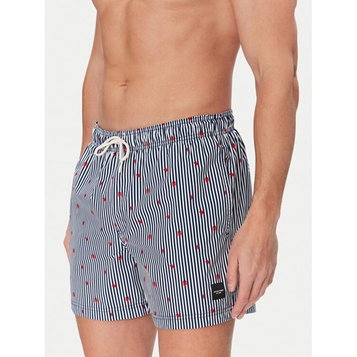Jack&Jones Szorty kąpielowe Maui 12272933 Granatowy Regular Fit ze sklepu MODIVO w kategorii Kąpielówki - zdjęcie 182593765