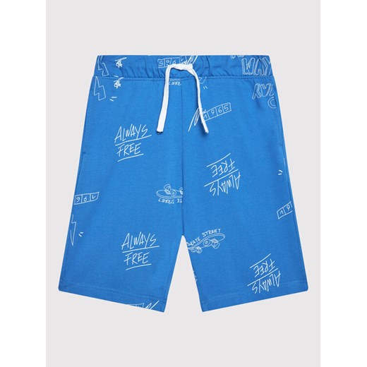United Colors Of Benetton Szorty sportowe 3OR4C900P Niebieski Regular Fit ze sklepu MODIVO w kategorii Spodenki chłopięce - zdjęcie 182593779