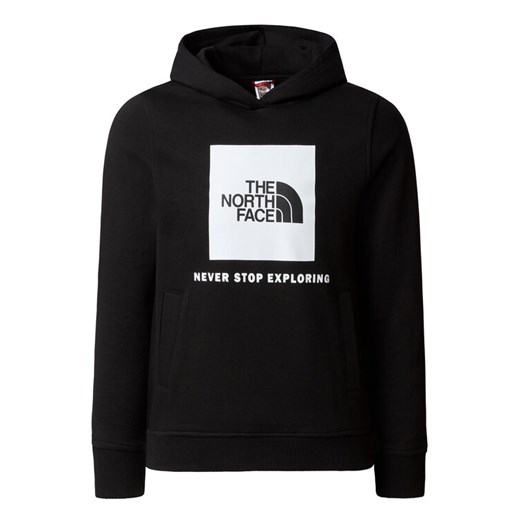 The North Face Bluza Teens NF0A855B Czarny Regular Fit ze sklepu MODIVO w kategorii Bluzy chłopięce - zdjęcie 182593797