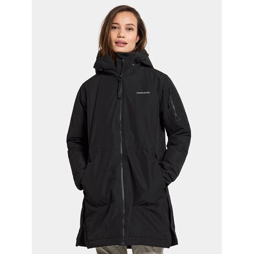 Didriksons Parka Ella Wns 2 504835 Czarny Regular Fit ze sklepu MODIVO w kategorii Parki damskie - zdjęcie 182593835