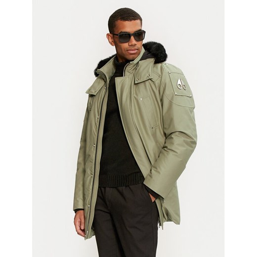 Moose Knuckles Kurtka puchowa M32MP261SX Beżowy Regular Fit ze sklepu MODIVO w kategorii Kurtki męskie - zdjęcie 182593848