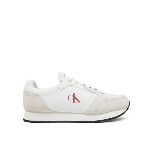 Calvin Klein Jeans Sneakersy Retro Sock Runner Mg YM0YM01152 Biały ze sklepu MODIVO w kategorii Buty sportowe męskie - zdjęcie 182593869