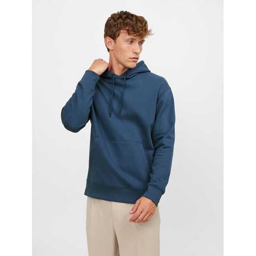 Jack&Jones Bluza Star 12208157 Granatowy Relaxed Fit ze sklepu MODIVO w kategorii Bluzy męskie - zdjęcie 182593946