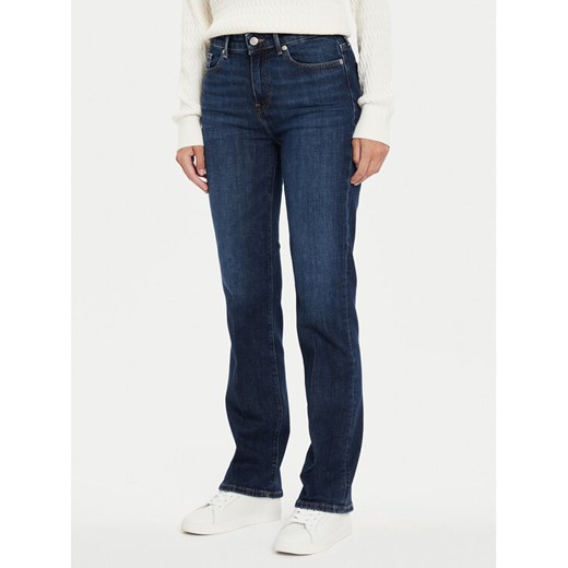 Tommy Hilfiger Jeansy WW0WW42490 Granatowy Bootcut Fit ze sklepu MODIVO w kategorii Jeansy damskie - zdjęcie 182593986