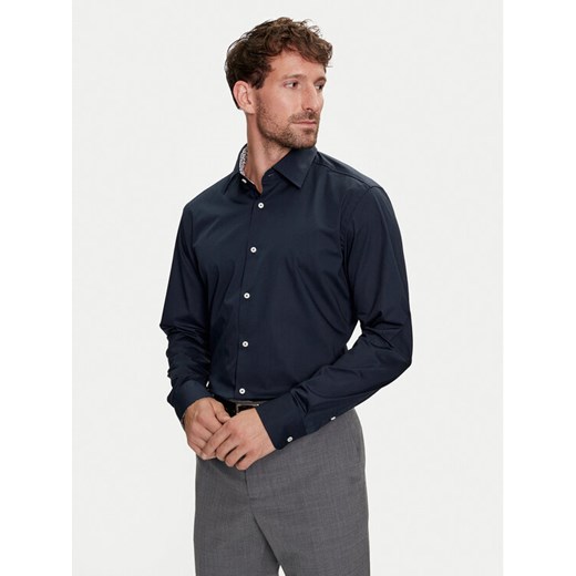 Boss Koszula H-Hank-Kent-C3-214 50512652 Granatowy Slim Fit ze sklepu MODIVO w kategorii Koszule męskie - zdjęcie 182594068