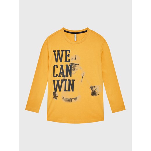 Birba Trybeyond Bluzka 999 54488 00 Żółty Regular Fit ze sklepu MODIVO w kategorii T-shirty chłopięce - zdjęcie 182594076