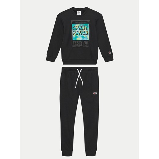 Champion Dres 307111 Czarny Regular Fit ze sklepu MODIVO w kategorii Komplety chłopięce - zdjęcie 182594115