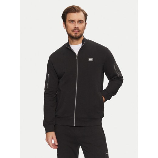 KARL LAGERFELD Bluza 705070 551900 Czarny Regular Fit ze sklepu MODIVO w kategorii Bluzy męskie - zdjęcie 182594145