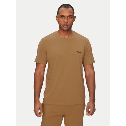 BOSS T-Shirt Mix&Match 50515312 Beżowy Regular Fit ze sklepu MODIVO w kategorii T-shirty męskie - zdjęcie 182594146