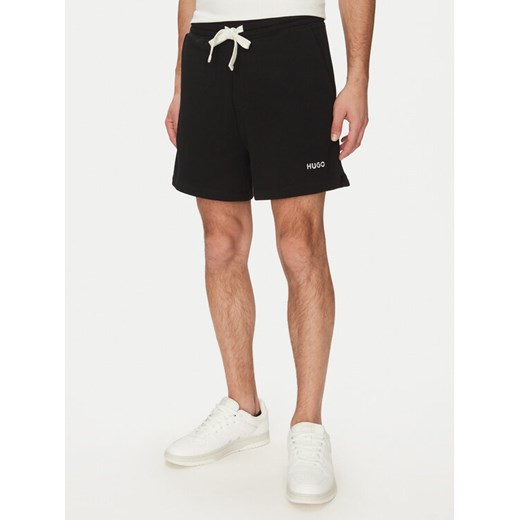 HUGO Szorty sportowe Dulasho 50534677 Czarny Relaxed Fit ze sklepu MODIVO w kategorii Spodenki męskie - zdjęcie 182594225