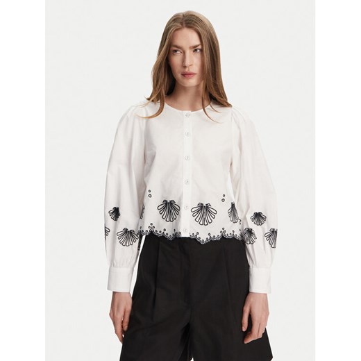 French Connection Koszula 72YNH Biały Regular Fit ze sklepu MODIVO w kategorii Koszule damskie - zdjęcie 182594269