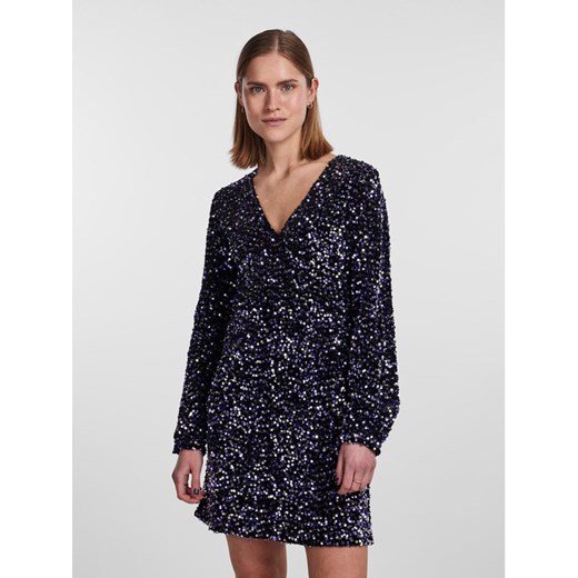 Pieces Sukienka koktajlowa 17133626 Czarny Slim Fit ze sklepu MODIVO w kategorii Sukienki - zdjęcie 182594286