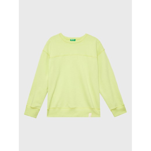 United Colors Of Benetton Bluza 3UHRC10BB Żółty Regular Fit ze sklepu MODIVO w kategorii Bluzy chłopięce - zdjęcie 182594346
