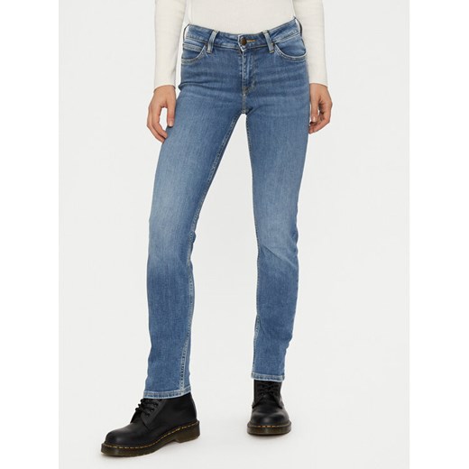 Lee Jeansy Elly 112355239 Niebieski Slim Fit ze sklepu MODIVO w kategorii Jeansy damskie - zdjęcie 182594348