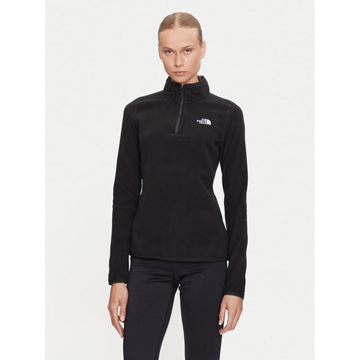 The North Face Polar Glacier NF0A855M Czarny Regular Fit ze sklepu MODIVO w kategorii Bluzy damskie - zdjęcie 182594376