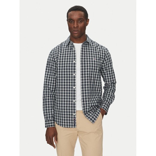 Tommy Jeans Koszula DM0DM20885 Granatowy Regular Fit ze sklepu MODIVO w kategorii Koszule męskie - zdjęcie 182594385
