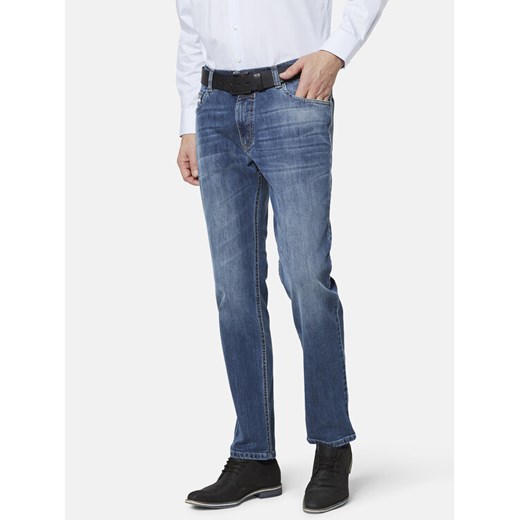 Bugatti Jeansy 3919D 26612 Granatowy Modern Fit ze sklepu MODIVO w kategorii Jeansy męskie - zdjęcie 182594408