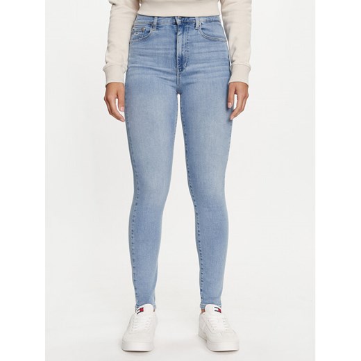 Tommy Jeans Jeansy Sylvia DW0DW19268 Niebieski Skinny Fit ze sklepu MODIVO w kategorii Jeansy damskie - zdjęcie 182594427